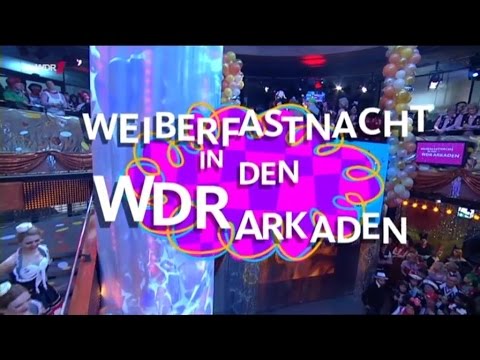 Weiberfastnacht in den WDR Arkaden - Altweiber 2015