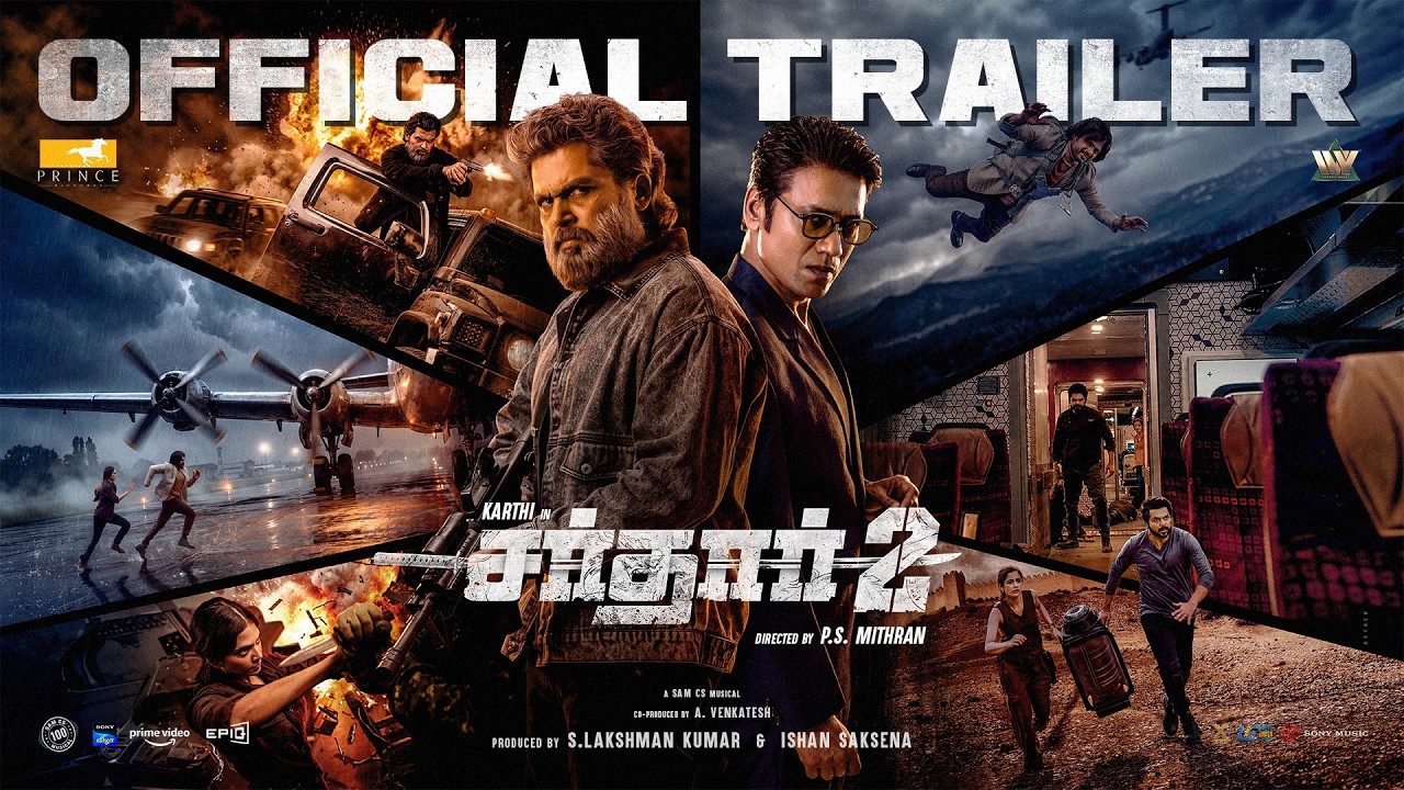 Sardar 2 - Official Trailer (Tamil) | Karthi | SJ Suryah | Malavika Mohanan | PS Mithran | Sam CS