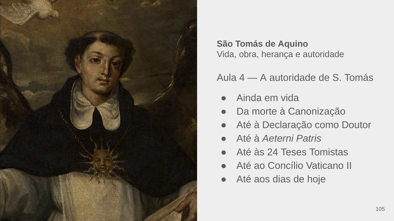 CFT-STA-04 / São Tomás no Magistério da Igreja