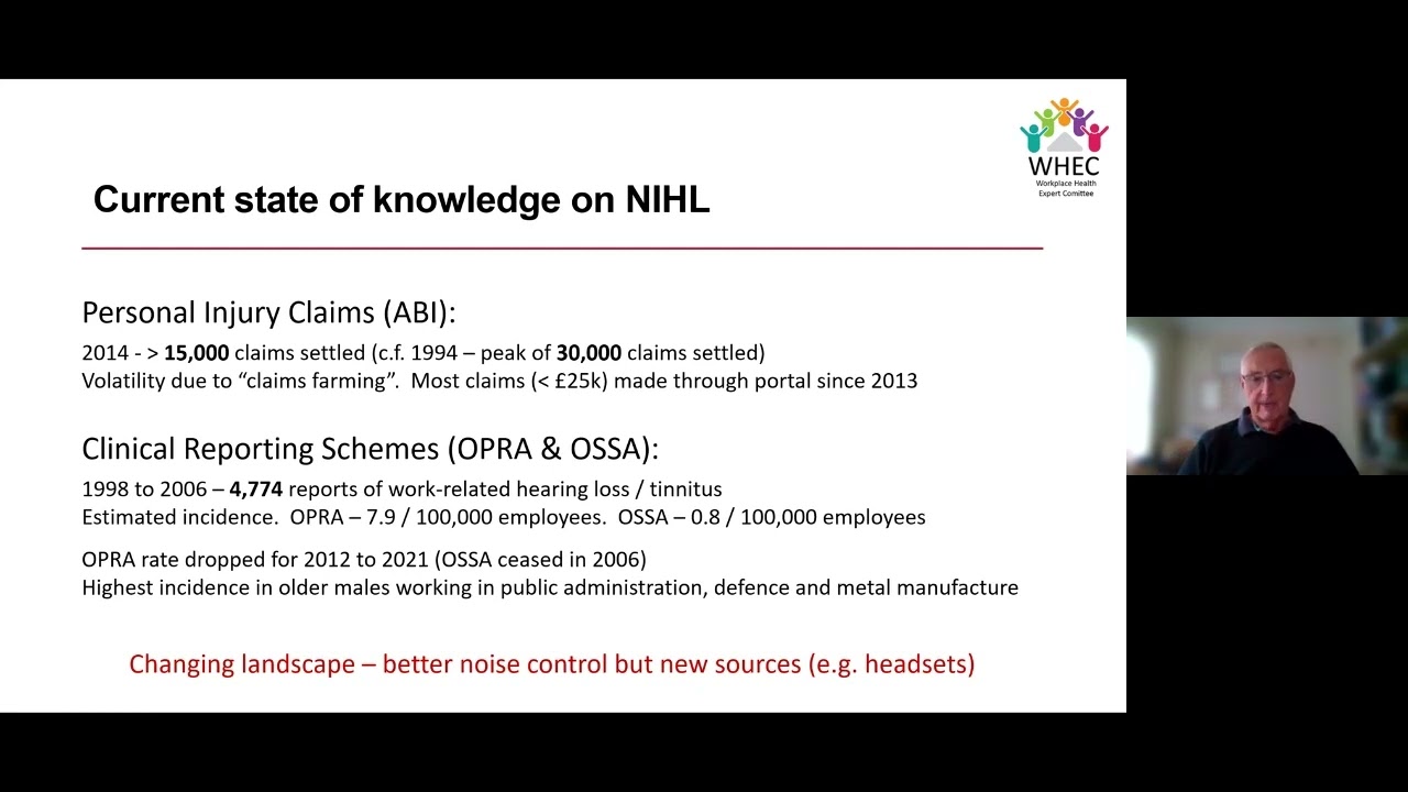 WHEC Seminar Occupational noise induced hearing loss