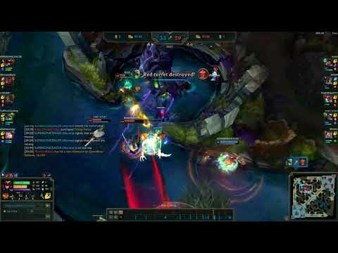 Ad Shyvana top pentakill 1v5