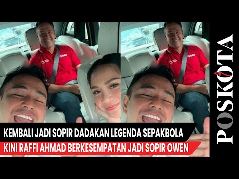 Setelah Ronaldinho, Kini Raffi Ahmad Kembali Jadi Supir Untuk Michael Owen