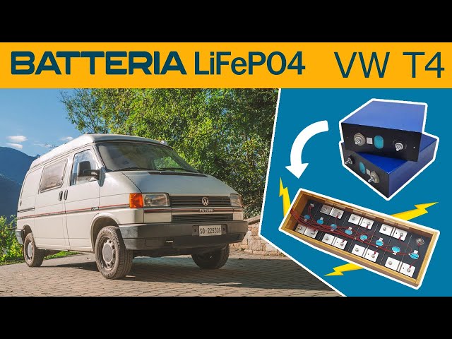 Costruiamo una BATTERIA AL LITIO LiFePO4 per il camper Volkswagen T4 - Video NERD!