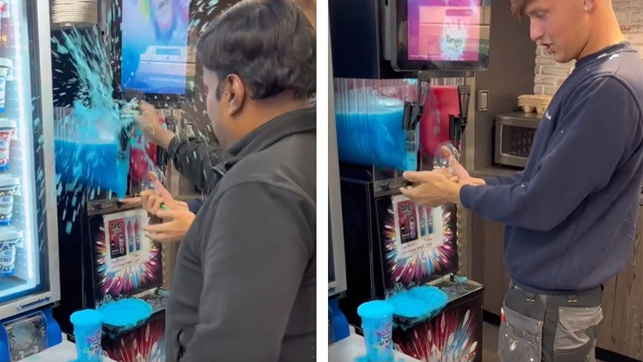 Tango Ice Blast Machine Explodes In Shop
