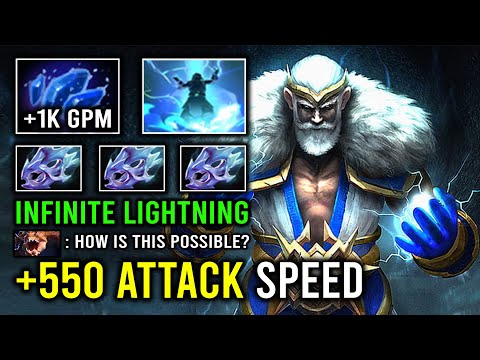 +550 ATTACK SPEED Triple Moon Shard Hyper Speed Zeus 100% Thunder God Dota 2