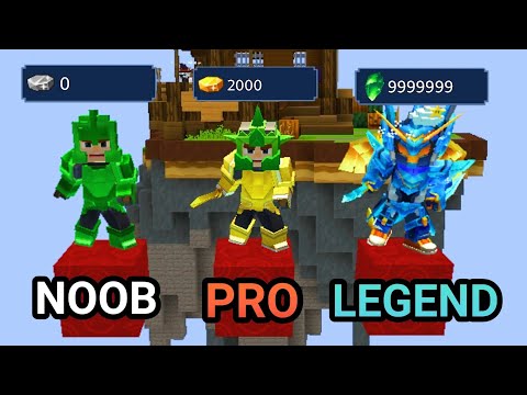SAVING NOOB or PRO or LEGEND in BedWars!! - Blockman Go