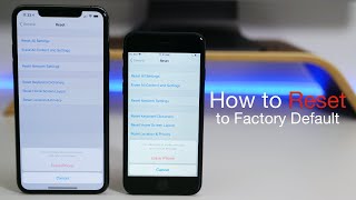 How to Properly Reset iPhone to factory default