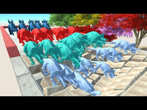 All Dinosaur run get a Red Pig #12 | Animal Revolt Battle Simulator