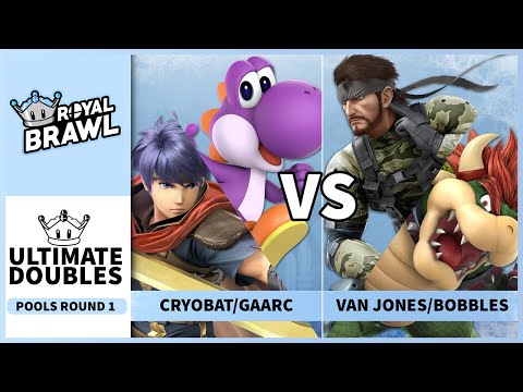 Royal Brawl 2023 - Cryobat/Gaarc (Ike/Yoshi) VS Van Jones/Bobbles (Snake/Bowser) Doubles Pools R1