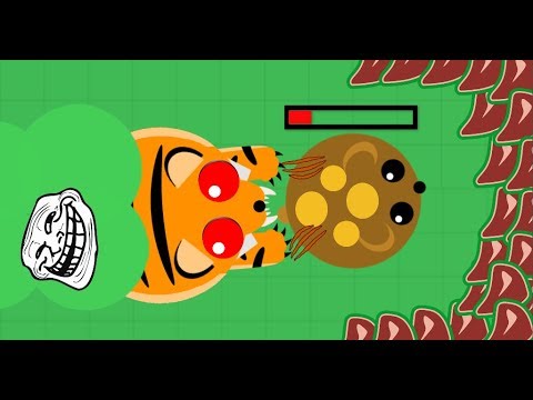 Mope.io // AND HIS NAME IS .... // TIGER TROLLING // Mope.io Bests moments