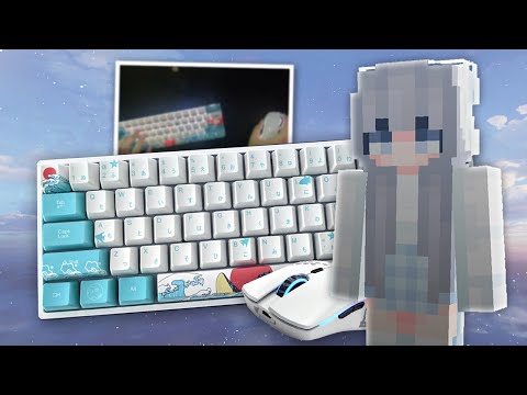 Bedwars Keyboard & Mouse Sounds With HANDCAM