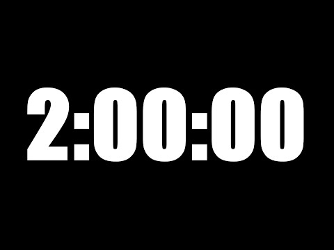 2 HOUR TIMER • 120 MINUTE COUNTDOWN TIMER ⏰ LOUD ALARM ⏰