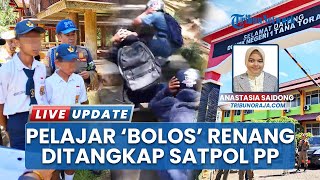 Pelajar Bolos Sekolah Asyik Berenang di Tilangnga, Satpol PP Tana Toraja Tertibkan Para Siswa