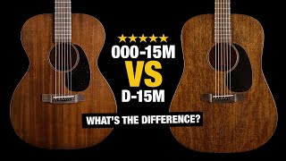 Video thumbnail for Martin 000-15M vs D-15M - Acoustic Body Shape Comparison by Acoustic Letter