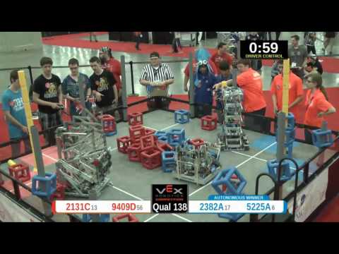 2015 VRC Sci Q138 - 2131C 9409D vs 2382A 5225A - 60 to 99 - VEX Worlds 2015 - Science Division