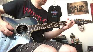 WINGER -  Who&#39;s The One (Guitar cover)