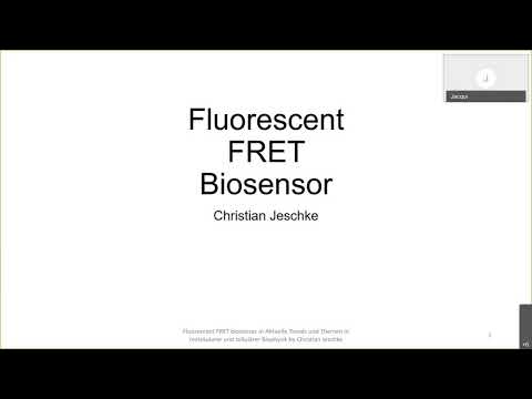Talk: Fluorescent FRET Biosensor (1/2) Basics