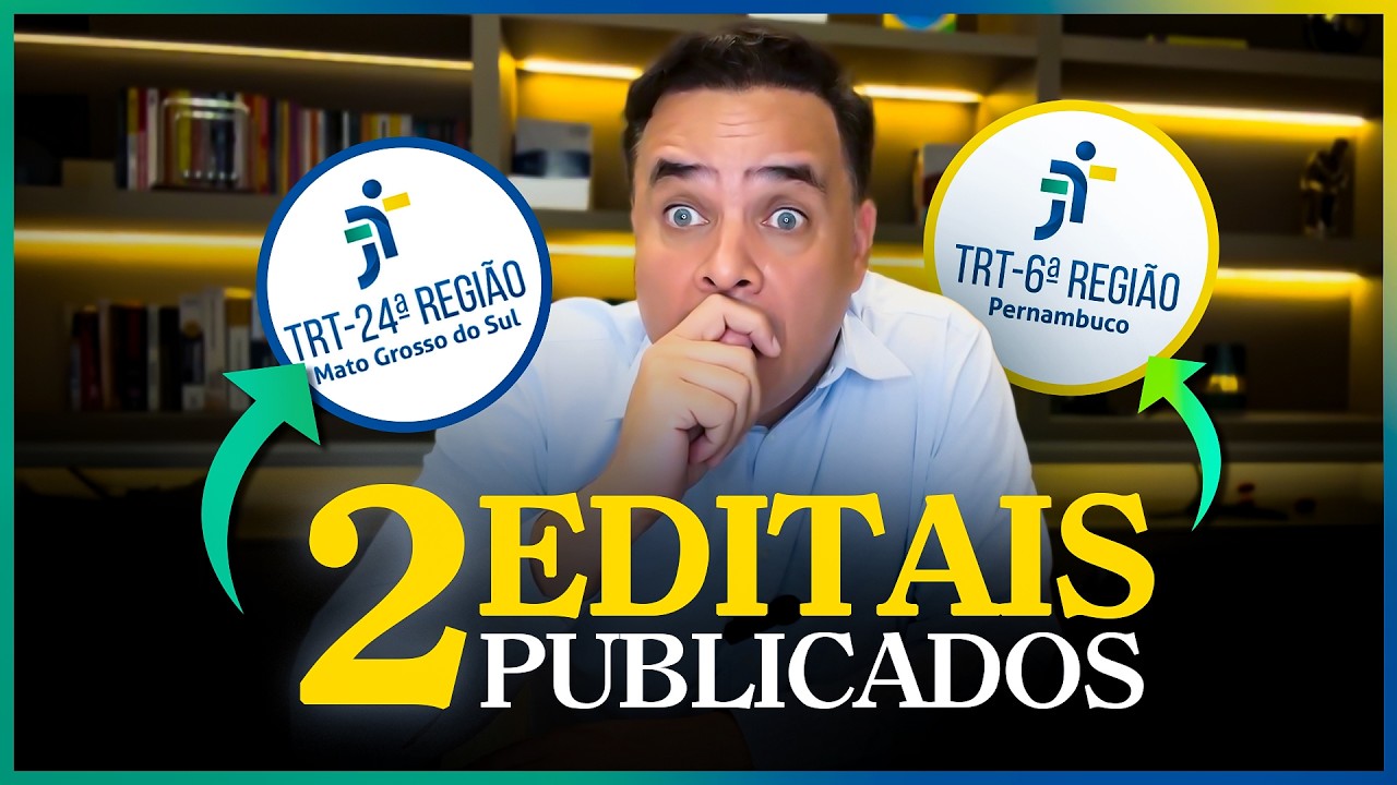 TRT/MS e TRT/PE - O QUE FAZER LOGO APÓS A PUBLICAÇÃO DOS EDITAIS?