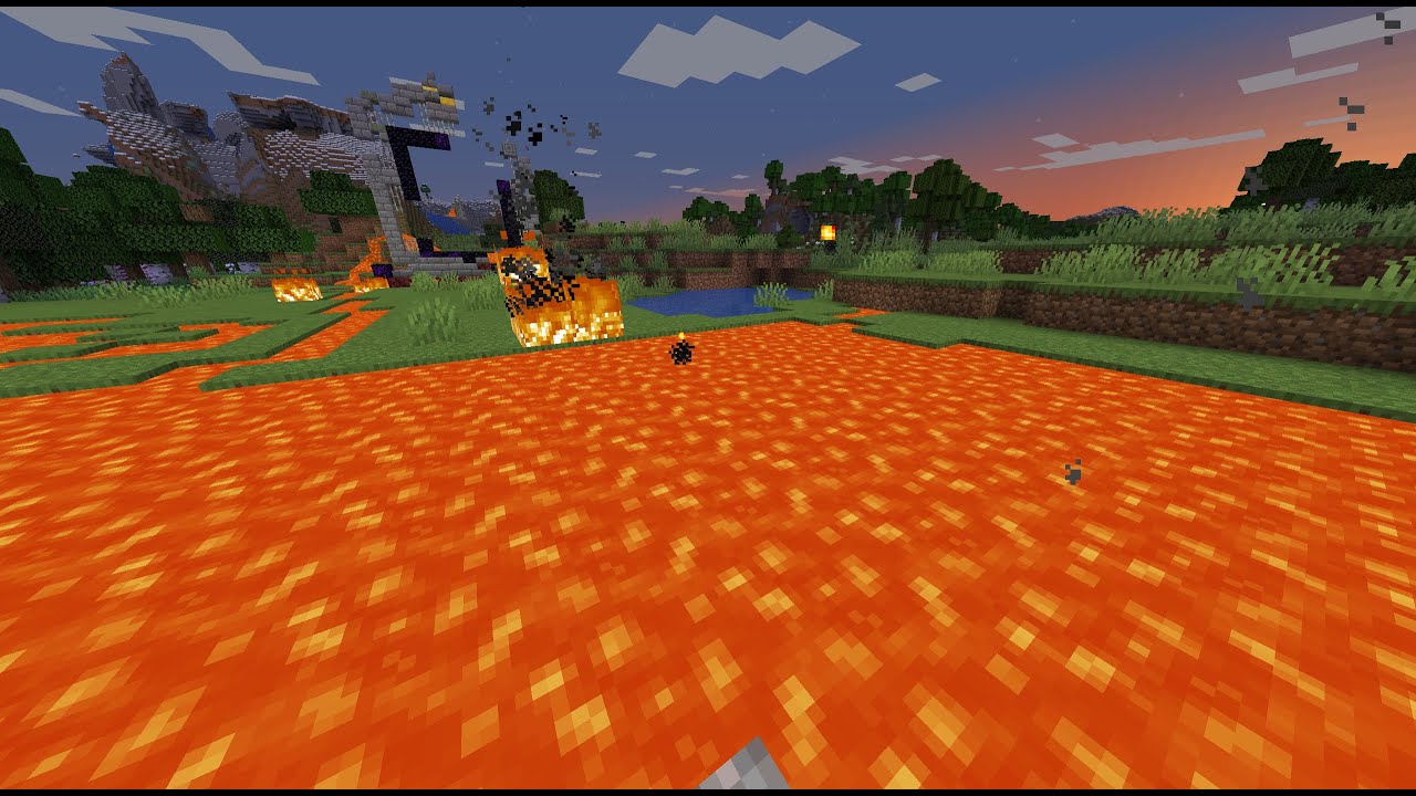 Minecraft- The Floor is Lava Datapack test