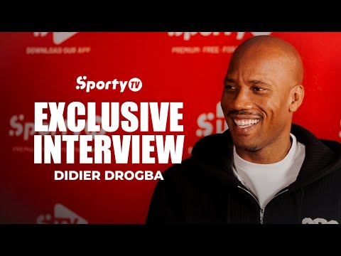 Didier Drogba Exclusive interview | Chelsea & Ivory Coast Legend | SportyTV