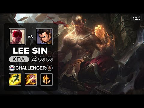 Pyosik Lee Sin Jungle vs XinZhao - KR Challenger - Season 12 Patch 12.5