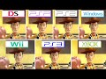 Toy Story 3 2010 DS Vs PSP Vs PS2 Vs PC Vs Wii Vs PS3 Vs XBOX 360 Full Comparison