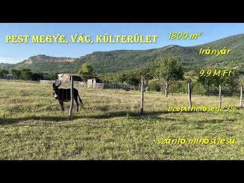 Eladó telek, Vác 1800 m² 9.9 M Ft