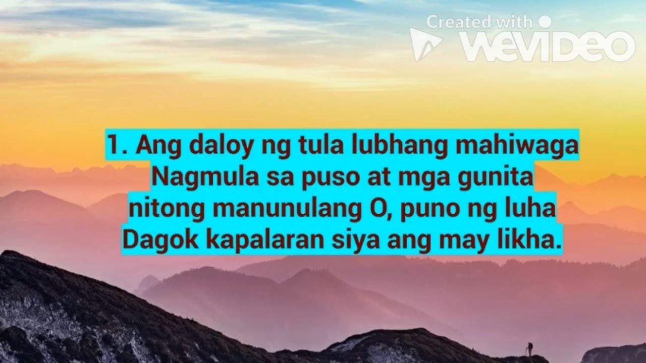 [ TULA 16 ] TULA, TULA PAANO GINAWA