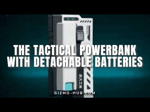 BT20-WINGMAN : THE TACTICAL POWERBANK WITH DETACHABLE BATTERIES | Kickstarter | Gizmo-Hub.com
