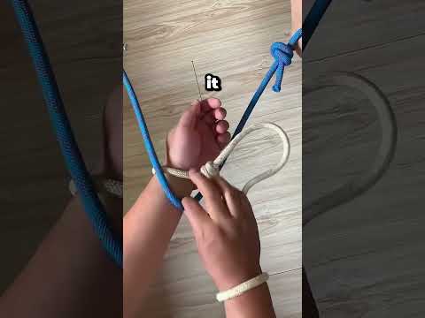 Tajna sztuczka, która pozwoli Ci łatwo uciec, nawet gdy masz ręce związane liną!