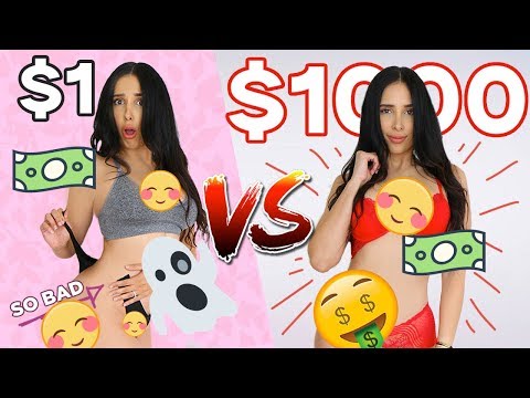 CHEAP vs EXPENSIVE Underwear - I SPENT $1000 💸 (LA PERLA vs MARSHALL'S) | Mar Video