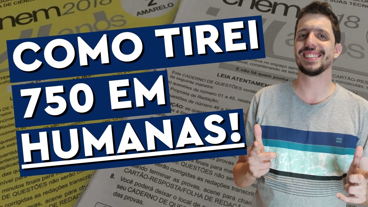 ESTRATÉGIA QUE USEI PRA TIRAR 750 EM HUMANAS NO ENEM! [42 ACERTOS!]