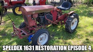 Speedex garden tractor 1631 restoration episode four.