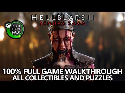 Hellblade 2 - 100% Full Game Walkthrough - All Collectibles, Achievements & Puzzles (Xbox Game Pass)