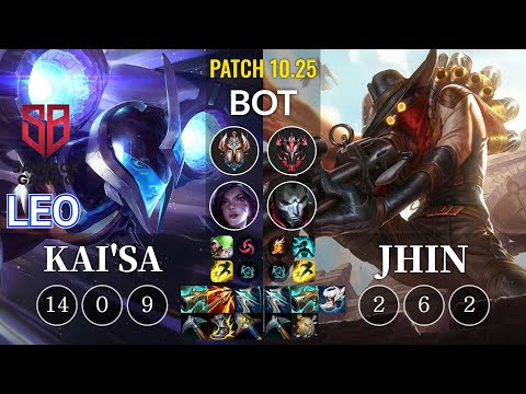 SB Leo Kai'Sa vs Jhin Bot - KR Patch 10.25
