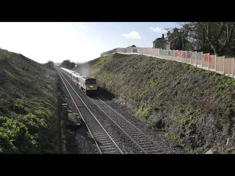 201 Class Locos 228 and 8208 on Enterprise services - Donabate (8/2/19)