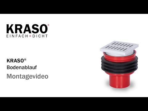 Montagevideo KRASO Bodenablauf - MPA geprüft bis 7,0 bar