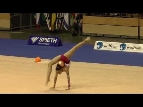 BM 2014 Finals Aliya Assymova, Ball, Kazakhstan