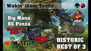 Competetive Gruul Ponza Control | Historic Bo3 Mythic Deck Guide | Pet Decks #4 | MTG Arena Gameplay