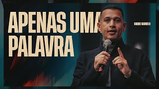 Apenas Uma Palavra | Pr. Raique Carmelo | Ao Vivo Na Get Church Floripa