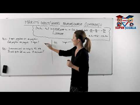Clasa a VI-a - Mărimi direct/invers proporționale - Comparații