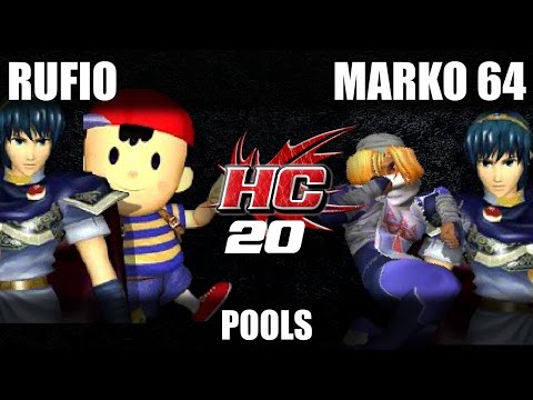 HC20 Melee Pools Bo5 - Rufio (Marth/Ness) vs Marko64 (Sheik/Marth)