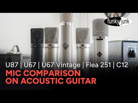 Mic Shootout on Acoustic Guitar: Neumann U87 Ai, U67 Vintage, U67 New, Flea M251, Telefunken C12