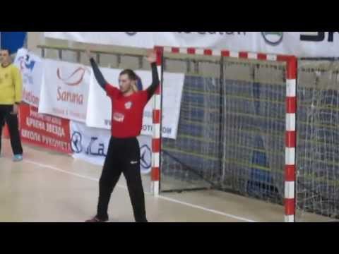 Warm up, Lazar Minic, RK Crvena Zvezda vs. MRK Pozarevac