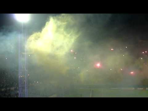 Gran recibimiento para Peñarol Vs Internacional (1-1)