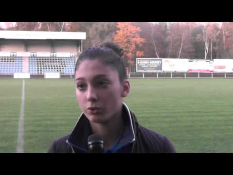 Amber Tysiak na Ladies Genk 2 - Wallonia Club Sibret op  31 10 2015