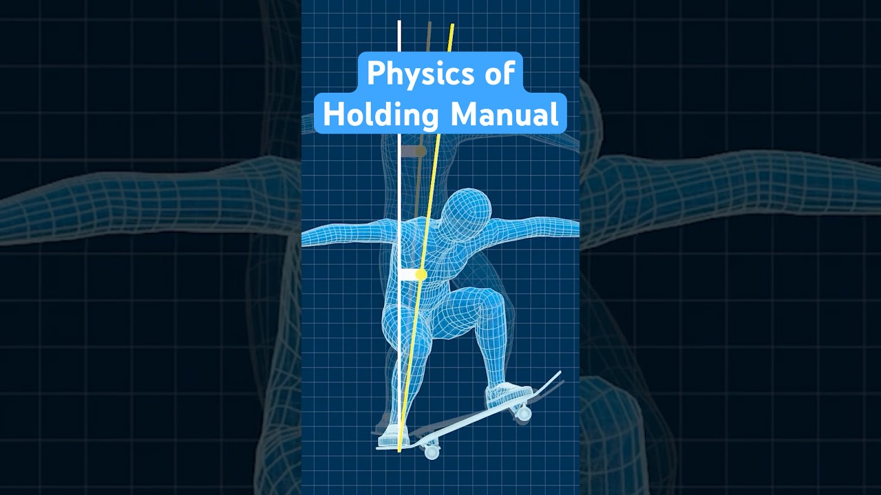 Why You Lose Balance in Manual? #3d #skate #science