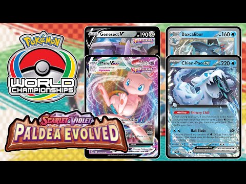 DAY 1 ROUND 2:  Mew VMAX vs Chien-Pao/Baxcalibur - Pokemon TCG WORLDS YOKOHAMA JAPAN 2023