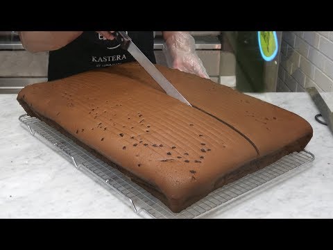 Indonesia Chocolate Jiggly Cake Cutting Video