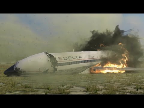 Delta Air Lines Flight 1141 - Crash Animation